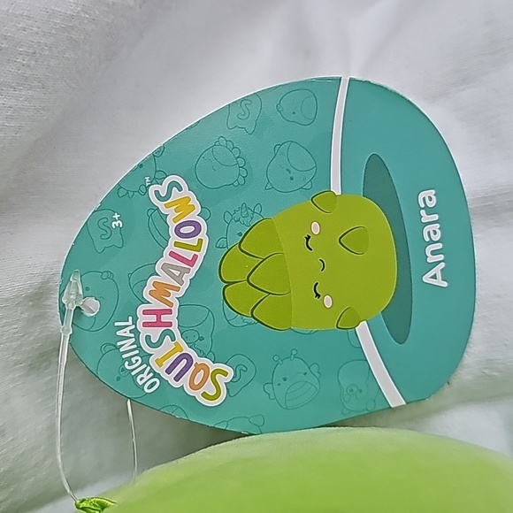 NEW Squishmallows "Anara the Asparagus" Foodie Squad 5" Plush - Picture 2 of 4